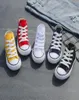 Scarpe per bambini scarpe da bambino in tela Sneakers traspiranti per il tempo libero scarpe firmate ragazzi ragazze Scarpe alte 5 colori C65427076367