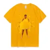 Bad Bunny Neverita Video Sol T Shirt Hip Hop Fi Komik Grafik T-Shirt Erkekler Sokak Giyim Büyük Boy Tişörtü Saf Pamuklu Tees T4ml#
