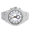 Custom Pass Diamond Tester Марка D Цвет VVS Iced Out Часы с муассанитом и бриллиантами