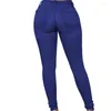 Jeans pour femmes Xuru-Europe et États-Unis Slim High Street Bodybuilding Pantalon serré Long N3-3226