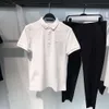 Polo Men Summer New Fashion Trend Korean Fit Business Casual Paxl Shirt FloR Cllar krótkie rękawowe T-shirt