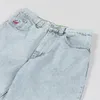 Pantaloncini da ragazzo grandi streetwear Y2K Harajuku Hip Hop Cartoon grafica ricamo pantaloncini da ginnastica in denim larghi pantaloncini da basket da uomo gotici240327