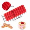 Moules de cuisson 10 grilles bâton forme bac à glace antiadhésif facile libération pousser cylindre silicone cube gelée chocolat moule