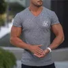 2023 NOUVEAU Sik Soie T-shirt Hommes Été À Manches Courtes Compri T-shirt Mesh Tops Tee Mâle Vêtements Fi Sports T-shirts z5mb #