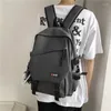 School Bags Simple Super Light Oxford Waterproof Travel Backpack Men Business Casual Laptop Charging Backpacks Sports Bag