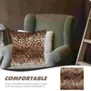 Pillow Leopard Throw Covers Pillowcase Cover Insert For Dinning Room Kitchen Chair Back