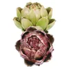 Decorative Flowers Artichoke Artificial Flower Fake Vegetable Model Simulation Artichokes For Decoration Lifelike Faux Vegetables