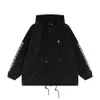 Hommes Plus Taille Manteaux d'extérieur Solide Noir Casual Veste Coajacket Automne Mode Sweats à capuche en plein air Coupe-vent Xs-L Fz2403205 Drop Del Otpfe