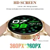 Orologi Nuovo Smartwatch da donna Orologio Frequenza cardiaca Pressione sanguigna Monitor dell'ossigeno nel sangue Chiamata Bluetooth HD NFC Smartwatch per Android iOS