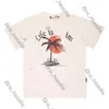 2024 Designer Luxe Palm Angles Chemise Palmly Angeles Hommes Femmes Cocotier Couple T-shirt À Manches Courtes Las Palmas Graffiti Tee Mode Casual Tshirt Plam Angel 152