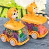 Jouet Press Go Gear pour bébés de 1, 2 et 3 ans, cadeaux d'anniversaire, voiture à inertie lumineuse, jouets pour enfants, garçons et filles, nouvelle collection