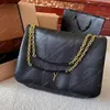 Schaffell -Tasche Tasche Unterarm Kette Schulter Einkaufstaschen Quilt Handtaschen Hobo große Kapazität Handtasche Frauen einfache Flip Lady Mode Briefe Tasche