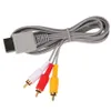 Audiokabel-Anschlüsse 1,8 m O-Video-AV-Spielekonsole Composite 3 RCA-Kabeldraht Haupt 480P Hohe Qualität für Wii-Drop-Lieferung elektronisch OTWB2