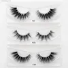 Cílios Postiços 30/60/100 Pares Cílios Com Bandeja Sem Caixa 3D Mink Cílios Invisíveis Cílios Banda Natural Longo Transparente Cílios 3D Lashes24327