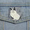 Broches en émail chien monstre, broches animaux drôles personnalisées, Badges à revers, dessin animé Punk, bijoux cadeau pour enfants amis