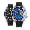 Orologi da polso SKX NH35 Hollow Diver Orologio meccanico da uomo 3.8 Corona Capitolo Anello Nero Waffle Band Data calendario 120 clic Lunetta 42,5 mm