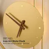 Wall Lamp Nordic LED Clock Lamps Art Design Sconce Creative Aisle Bedroom Background Decor Light Lighting