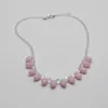 Chokers Fashion Statement Necklace Pink Crystal White Opalite Beads Pendant Kbjw Original Party Collar For Women 2021 Drop Delivery Je Otagv