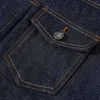 Mcikkny Hommes Printemps Automne Classique Denim Vestes Vintage Lâche Casual Jeans Manteaux Pour Hommes Tops Bleu Mer d4LY #