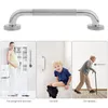 Bath Accessory Set 12-Inch Non-Slip Shower Grab Bar Chrome-Plated Stainless Steel Bathroom With Textured Handle