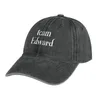 Berets Team Edward _ Forks Washington La Push Baby T-shirt Cowboy Hat Anime Golf Western Fishing Cap Hats Woman Men's