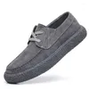 Scarpe Casual Marca Traspirante Stringate Grigio Uomo Estate Moda Uomo Mocassini in pelle scamosciata Mocassino Homme Lofer Uomo