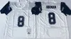 Fintage Football 21 Deion Sanders Jersey 8 Troy Aikman 22 Emmitt Smith 33 Tony Dorsett 54 Randy White 88 Michael Irvin 12 Roger Staubach 1977 1984 1992 1994 Retro Men