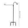 Hardware Garden Flag Holder Stand Garden Flagpole 38in Flag Holders For Outside With 5 Prong Bases Shepherds Hooks Wihtout Lights Or