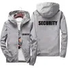 spring And Autumn Zipper Jacket Father And S Boys And Girls SWAT Security Windbreaker Parka Clothes Male Jacket Plus Size Coat D4Bq#