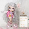 Buzlu DBS 10. Anniv Blyth Doll 30cm 16 BJD Oyuncak Glossymatters Yüz Renkli Saç Eklemi Vücut 240313