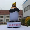 6m 20ft high Giant Advertising Inflatables Balloon Inflatable Penguin With Strip For City Decoration