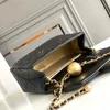 10A Top-level Replication Designer Designers Mini Square Pearl Crush Bags Womens Rectangular Flap Gold Ball Bag Lambskin Crossbody Chain Bag Free Shipping CH011