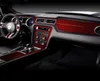 För Ford Mustang 20092013 kolfiberbil klistermärken instrumentpanelpanel trim täcker inre gjutning dekorativa remsor6263160