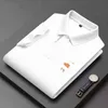 Camisa polo masculina casual clássico bordado padrão camisa polo sólida respirável camiseta magro ajuste manga curta masculino camisetas femininas topos roupas de qualidade XXXL