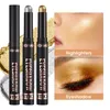 Waterproof Pearlescent Matte Eyeshadow Pencil Long Lasting Glitter Shimmer Gold Eye Shadow Pen Eyeliner Stick Eyes Makeup Tools 240313