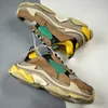 Triple S Clear Sole 17FW Zwart Wit Rood Neon Roze Oranje Diep Paars Fluo Geel Marine 17fw Heren Dames Casual Schoenen