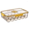 Storage Bottles Refrigerator Egg Boxpet Plastic Clear Freezer Eggs Container Kitchen Organizer