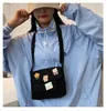 Omuz çantaları Crossbody Woman Tuval Flap-çantası All-Match Sıradan Kadın Çantalar Harajuku Diagonal Çanta Vahşi Öğrenci Kız
