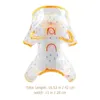 Vêtements de chien imperméable pour animaux de compagnie Poncho résistant à l'usure extérieur petit chiot fourniture polyester décoratif