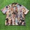 Zomer 2024 Aangepaste vrouw tapijt t-shirt groothandel streetwear polo met rits oversized T-shirts voor dames