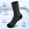 Herrensocken 5 Paar Winter verdicken Wolle Merino Damen Handtuch warm halten Terry Jahr Weihnachtsgeschenk Russland für Mann