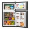 Refrigeradores Congeladores Arctic King Mini refrigerador de doble puerta de 3.2 pies cúbicos con congelador Negro E-Star ARM32D5ABB Q240326