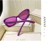 Solglasögon kvinnors kattens ögon vintage glasögon rosa designer skugga mäns och