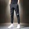 Zomer 2023 Heren Casual Broek Zwart Grijs Trekkoord Joggers Lichtgewicht Ademend Sneldrogend Broek Ijs Zijde Sportkleding Man a0fc#