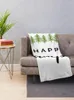 Blankets Happy Camper With Trees Throw Blanket Warm Microfiber 3D Giant Sofa Knit