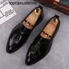 Loro piano lp lorospianasl robe chaussures britanniques blancs charme respirant busined cuir décontracté pour les hommes