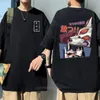 日本のアニメカートKシャツの男性スポーツルーズ特大のTシャツ半袖コット夏メンズトップメンズTシャツh7ia＃