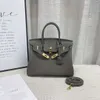 Borsa Birkkns originale Versione superiore Borsa da donna di fascia alta in pelle Togo con strato Baotou a Guangzhou