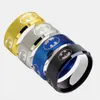 Band Rings 8mm Fashion Laser Bat Ring Stainless Steel Mens Anti Stress Lucky Jewelry Gift Wholesale J240326