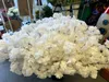 140-Heads Artificial Flowers Cherry Blossoms Wedding Arch Decorate Fake Flower Silk Hydrangea White Branch Home Decor